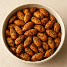 Herbs & Chilli Almonds