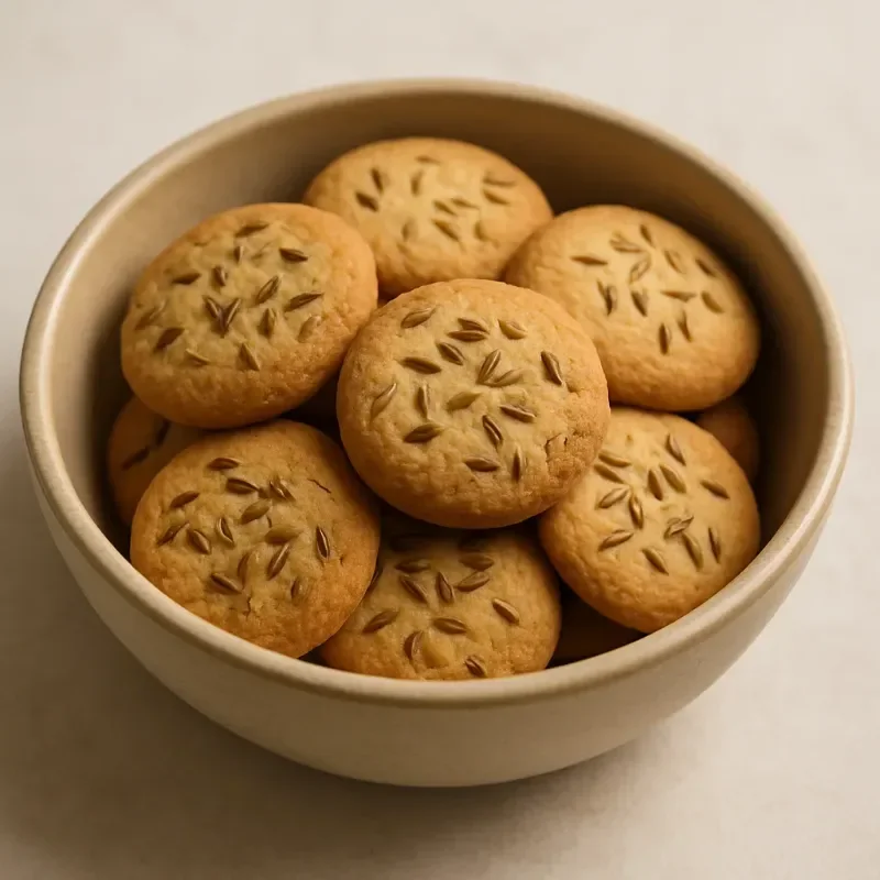 Jeera Cookies Wholesale | 10 Pouches (Each Pouche 100 Grams) | Bulk Cookies Supplier India